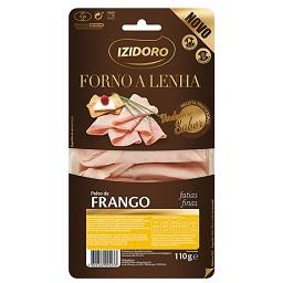 Peito de frango forno a lenha fatias finas