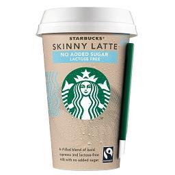 Skinny latte sem açúcar e sem lactose