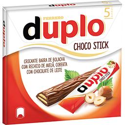 Barras de bolacha com avelã e chocolate