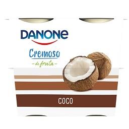 Iogurte cremoso de coco