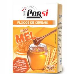 Flocos de cereais com mel