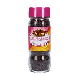 Rolinhos de cacau em frasco