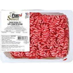 Carne picada com 15% matéria gorda