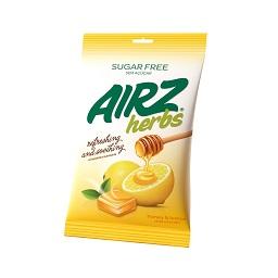 Rebuçados de mel e limão sem açúcar