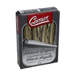 Filetes enguias fumados