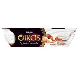 Oikos avelãs e caramelo  115gx2