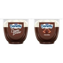 Sobremesa Danette duplo prazer chocolate