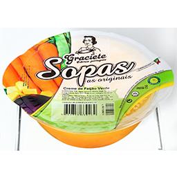 Creme de feijão verde