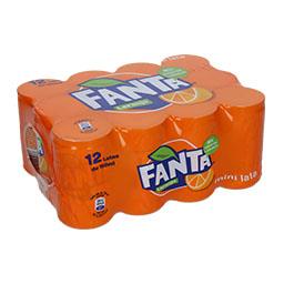 Refrigerante com gás de laranja, lata