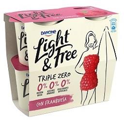 Iogurte Light & free framboesa