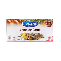 Caldo de carne, pack de 24 unidades