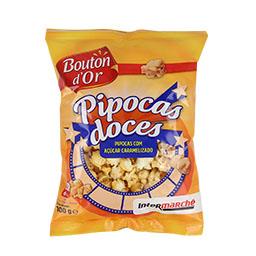 Pipocas doces com caramelo